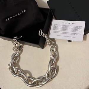 Jenny Bird Sloane Silver Collar